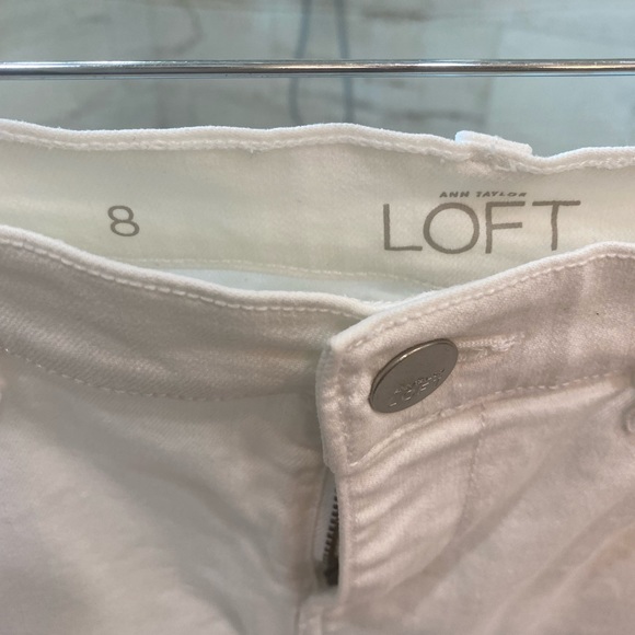 White Loft jean skirt 8. - Picture 2 of 2